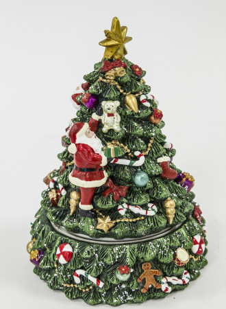 detail Vianočný stromček s hudbou a otáčaním GD DESIGN