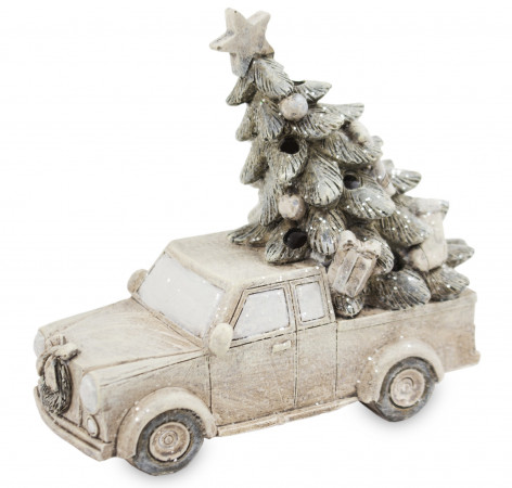 detail Autíčko s vianočným stromčekom GD DESIGN