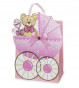 náhled Růžová dárová taška pro miminko GD DESIGN