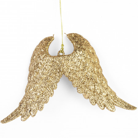 detail Zlaté vianočné krídla GD DESIGN