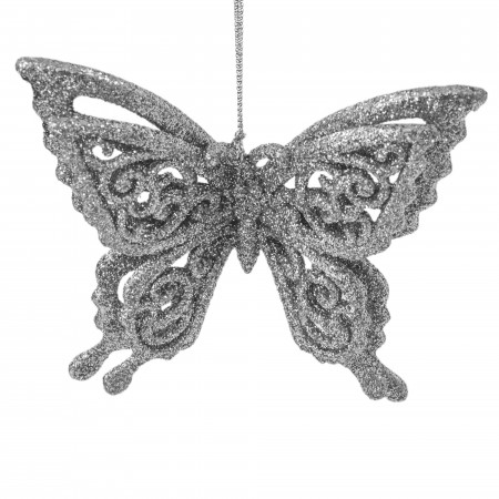 detail Strieborný motýľ na zavesenie GD DESIGN
