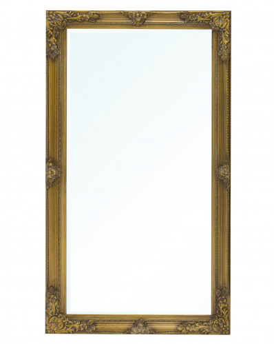 Dřevěné zlaté zrcadlo