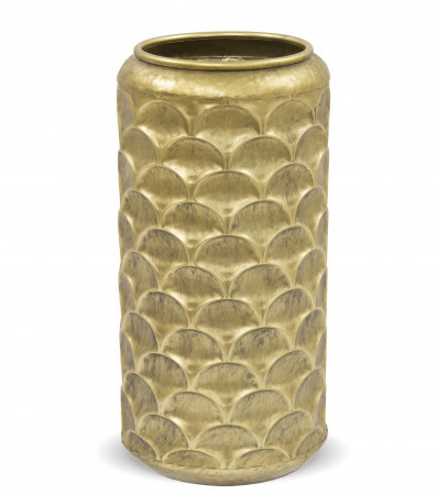 detail Kovová váza zlatá  GD DESIGN