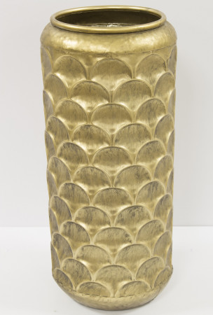 detail Kovová váza zlatá  GD DESIGN