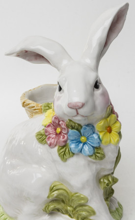 detail Figúrka králik s košom GD DESIGN