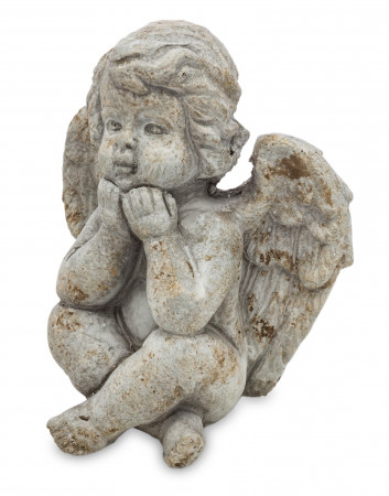 detail Anjel z kameniny GD DESIGN