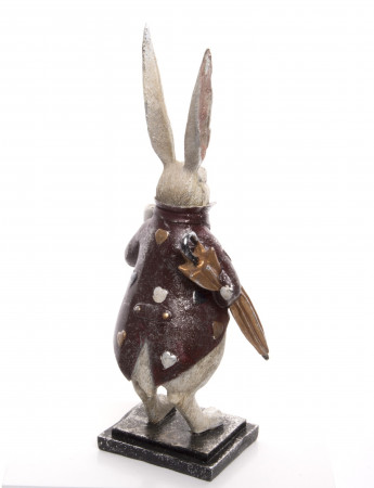 detail Figurka králík s hodinkami GD DESIGN