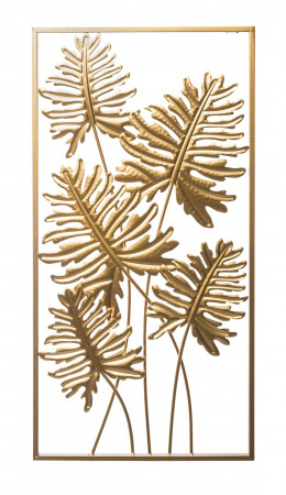 detail Nástenná dekorácia zlaté listy GD DESIGN