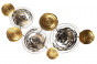 náhled Nástenná dekorácia zlaté kruhy GD DESIGN