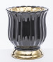 náhled Čierno-zlatý kvetináč z keramiky GD DESIGN