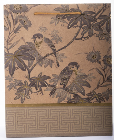 detail Darčeková taška s vtáčikmi GD DESIGN