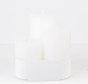 náhled Vonná sviečka lino blanco klasická biela valec 3 kusy GD DESIGN