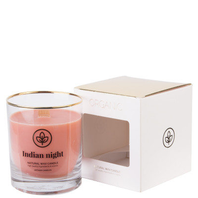 Vonná svíčka ve skle Organic Indian Night