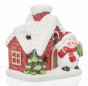 náhled Vianočný domček so snehuliakom a svetielkami GD DESIGN