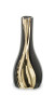 náhled Čierna váza so zlatým detailom GD DESIGN