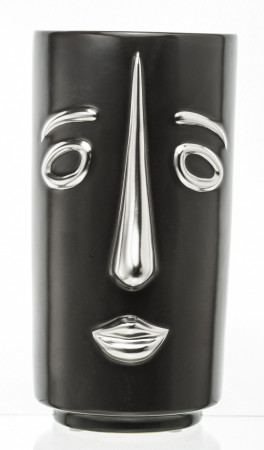detail Keramická váza obličej GD DESIGN