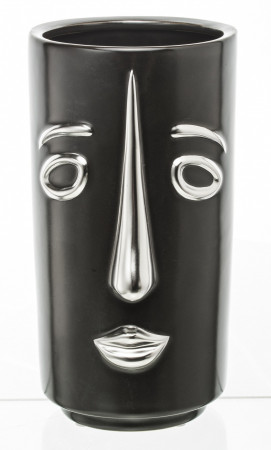 detail Keramická váza obličej GD DESIGN