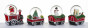 náhled Vianočný vlak so snežitkami 4 ks GD DESIGN