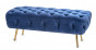 náhled Lavica s modrým prešívaným sedákom GD DESIGN
