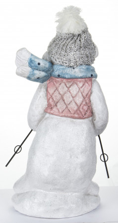 detail Figúrka snehuliak veľký s LED svetielkami GD DESIGN