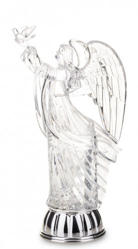 Figúrka anjel s LED osvetlením