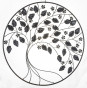 náhled Nástenný strom života v kruhu GD DESIGN