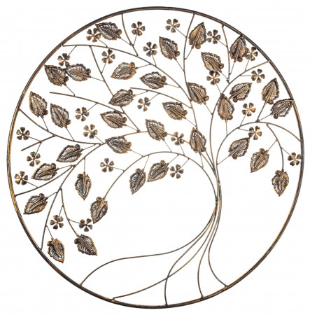 detail Nástenný strom života v kruhu GD DESIGN