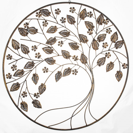 detail Nástenný strom života v kruhu GD DESIGN