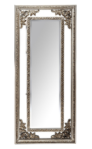 Zrkadlo s kovovými ornamentmi