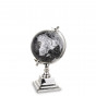 náhled Dekorační globus stříbrno-černý GD DESIGN