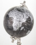 náhled Dekorační globus stříbrno-černý GD DESIGN