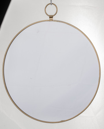detail Okrúhle zrkadlo zlaté GD DESIGN