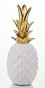 náhled Dekoratívne ananás bielozlatý GD DESIGN