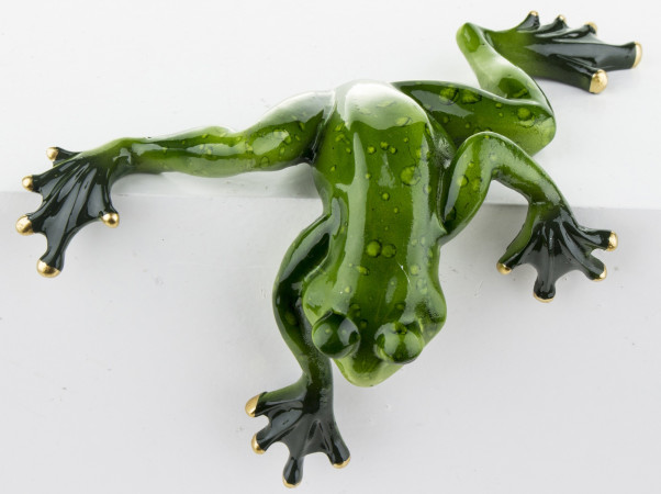 detail Figurka žába zelená GD DESIGN