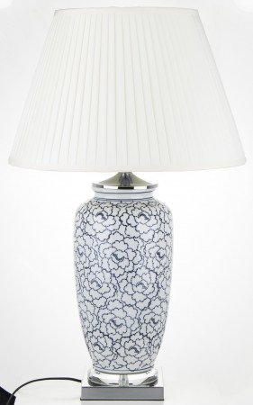detail Lampa s modrými kvetmi GD DESIGN