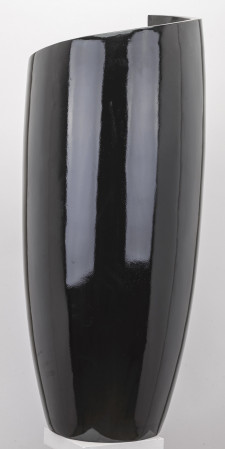 detail Černá váza s obličejem GD DESIGN