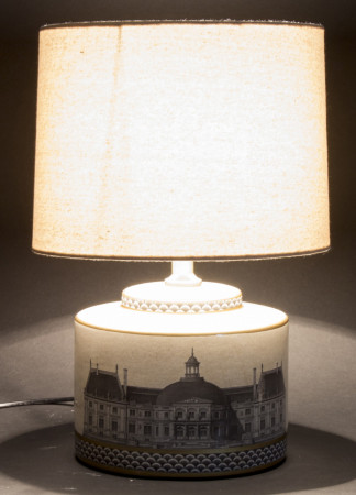 detail Keramická stolná lampa zámok GD DESIGN
