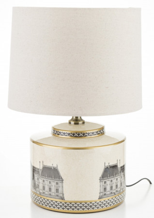 detail Keramická stolná lampa zámok GD DESIGN