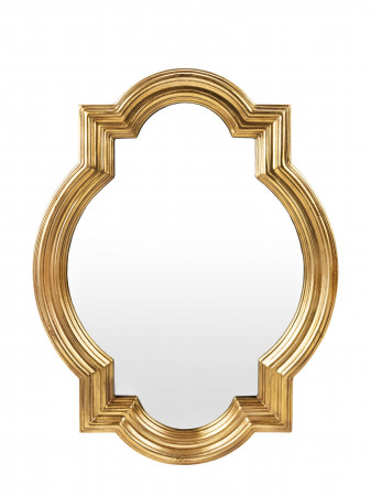 detail Nástenné zrkadlo zlaté GD DESIGN