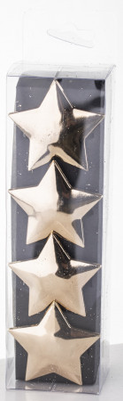 detail Koužky na ubrousky hvězda 4 ks GD DESIGN