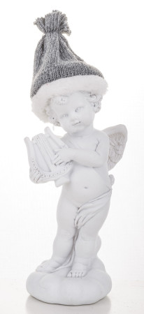 detail Dekorácia hrajúca anjel v čiapke GD DESIGN
