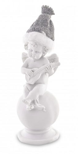 Figúrka anjelik na guľu s gitarou
