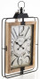 náhled Dřevěné hodiny s kovovým rámem GD DESIGN