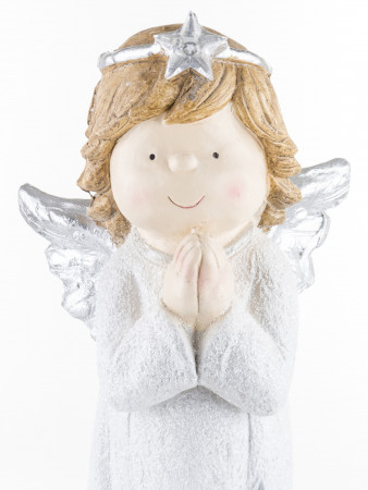 detail Figurka anděl s led osvětlením GD DESIGN