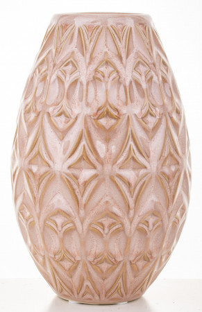 detail Keramická váza růžová 20 cm GD DESIGN