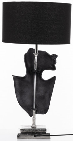 detail Stolová lampa busta čierna GD DESIGN