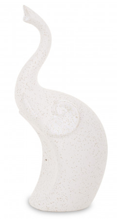 detail Dekorační soška keramický slon 22 cm GD DESIGN