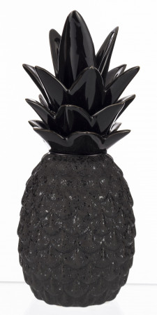 detail Keramická figúrka ananás čierny GD DESIGN