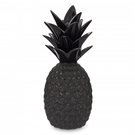 detail Keramická dekorácia ananás čierny GD DESIGN
