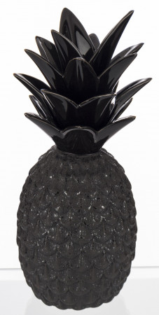 detail Keramická dekorácia ananás čierny GD DESIGN